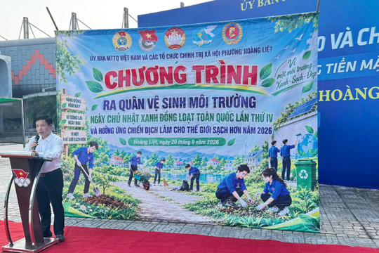 MTTQ phường Hoàng Liệt tiên phong xóa “điểm nghẽn” môi trường