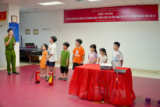 Chủ động phòng cháy từ mỗi căn hộ ở Thanh Xuân