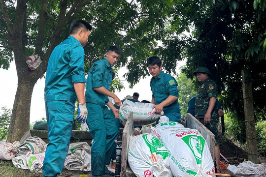 Hà Nội chủ động ứng phó diễn biến lũ trên các sông