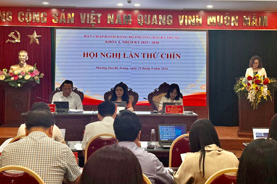Phường Hai Bà Trưng: Tổng thu ngân sách 9 tháng ước đạt 112,4%