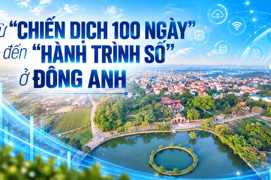 Từ “chiến dịch 100 ngày” đến “hành trình số” ở Đông Anh