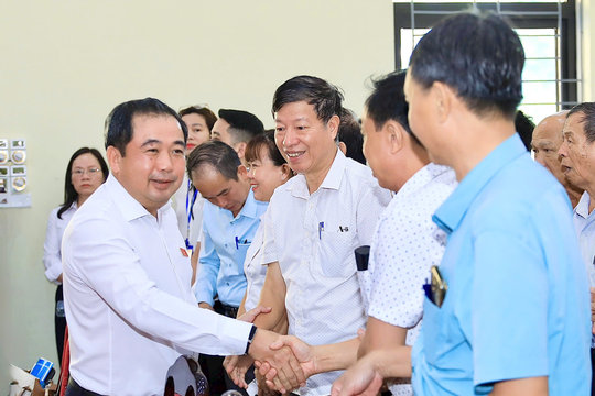 Bí thư Thành ủy Hà Nội Trần Đức Thắng: Mỗi chủ trương, mỗi công trình phải được đo bằng sự hài lòng và hạnh phúc của nhân dân