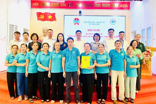 Ngọc Hồi ký kết phối hợp bảo vệ, chăm sóc sức khỏe cộng đồng