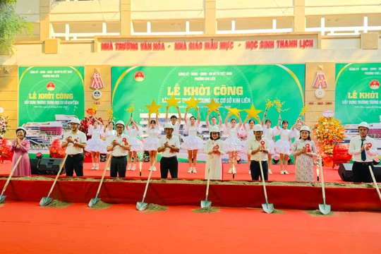 Khởi công xây dựng Trường THCS Kim Liên