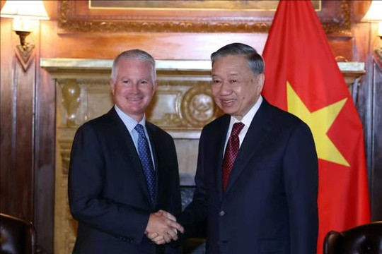 Tổng Bí thư, Chủ tịch nước Tô Lâm tiếp lãnh đạo một số tập đoàn Hoa Kỳ