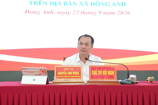 Lãnh đạo xã Đông Anh đối thoại, giải quyết kiến nghị từ cơ sở