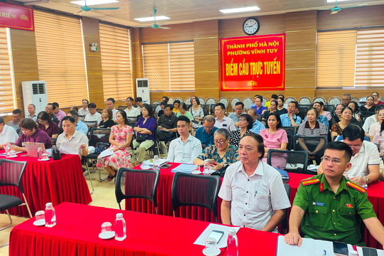 Hơn 100 cán bộ phường Vĩnh Tuy được nâng cao kỹ năng vay vốn