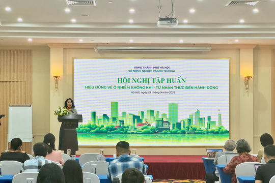 Nâng cao năng lực nhận diện và truyền thông về ô nhiễm không khí