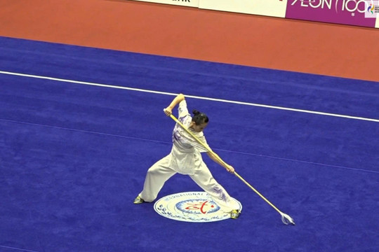 Dương Thúy Vi mang về tấm Huy chương đồng wushu cho thể thao Việt Nam tại ASIAD 20