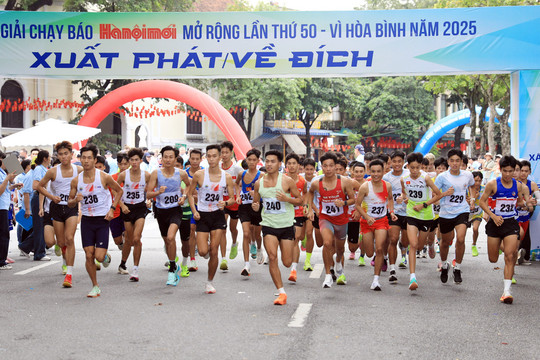 Hướng tới chung kết Giải chạy Báo Hànộimới mở rộng lần thứ 51 - Vì hòa bình năm 2026: Nhiều đổi mới để tăng sức hấp dẫn