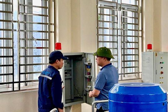 Hà Nội: Vận hành 72 trạm bơm tiêu thoát nước, chống ngập úng các xứ đồng
