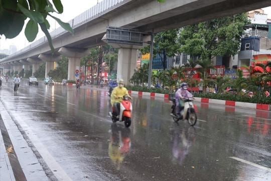 Bắc Bộ mưa dông, đề phòng lốc, sét