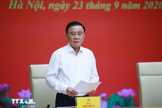 Thường trực Ban Bí thư Trần Cẩm Tú: Đánh giá cán bộ phải gắn với sản phẩm, hiệu quả công việc