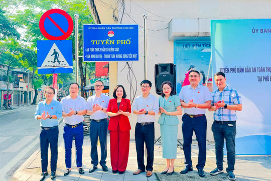 Phường Kim Liên ra mắt tuyến phố an toàn thực phẩm, văn minh đô thị