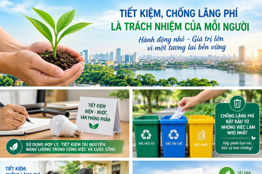 Ngày toàn dân tiết kiệm, chống lãng phí: Từ quy định pháp luật đến hành động thiết thực