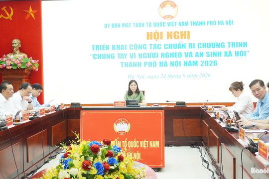 Hà Nội chuẩn bị tổ chức Chương trình “Chung tay vì người nghèo và an sinh xã hội” năm 2026