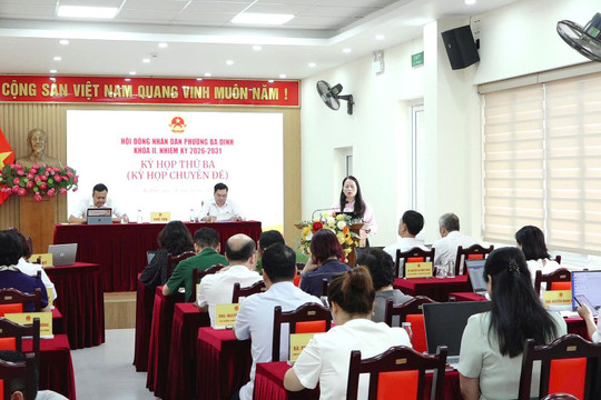 Phường Ba Đình tổ chức lại các phòng chuyên môn, sát việc, sát cơ sở