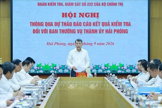 Thủ tướng Lê Minh Hưng yêu cầu Hải Phòng tạo đột phá trong công tác cán bộ