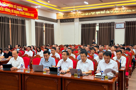 Kinh tế xã Phúc Thịnh tăng trưởng 10,8% trong 9 tháng đầu năm 2026