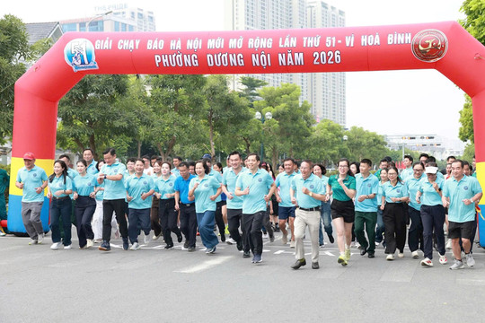Hướng tới chung kết Giải chạy Báo Hànộimới mở rộng lần thứ 51 - Vì hòa bình năm 2026: Cuộc tập dượt cho Đại hội Thể dục thể thao toàn quốc lần X