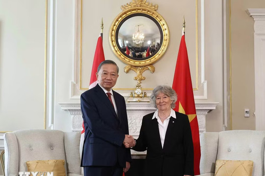 Tổng Bí thư, Chủ tịch nước Tô Lâm hội kiến Toàn quyền Canada Louise Arbour