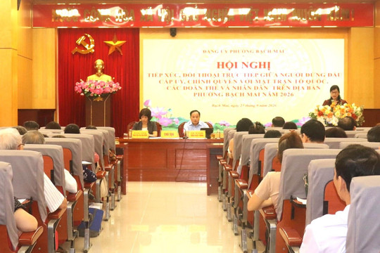 Phường Bạch Mai: Giải quyết kịp thời những kiến nghị của nhân dân