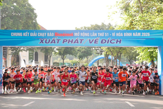 Lời cảm ơn của Ban Tổ chức Giải chạy Báo Hànộimới mở rộng lần thứ 51 - Vì hòa bình năm 2026