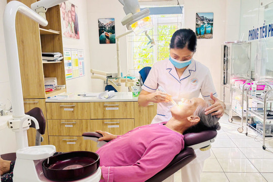 Xã Sóc Sơn khám sức khỏe miễn phí cho hơn 700 người dân