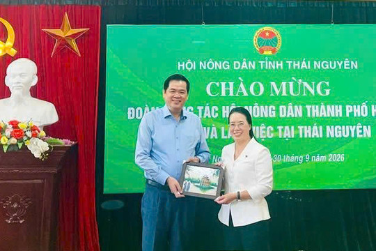 Hội Nông dân Hà Nội – Thái Nguyên kết nối phát triển kinh tế tập thể