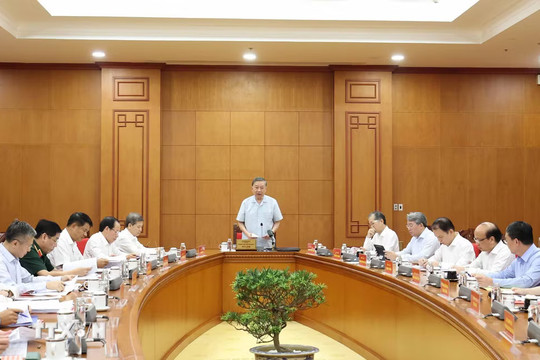 Tổng Bí thư, Chủ tịch nước Tô Lâm: Lãnh đạo đúng nguyên tắc, tuyệt đối không can thiệp trái pháp luật vào hoạt động xét xử