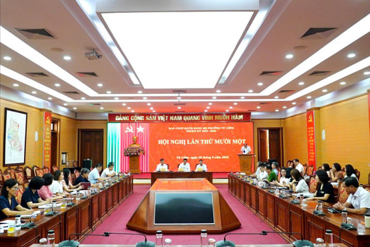 Phường Từ Liêm: Quyết liệt tháo gỡ việc khó, tạo chuyển biến trong những tháng cuối năm