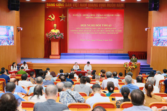 Thanh Xuân đối thoại với nhân dân, tháo gỡ vướng mắc từ cơ sở