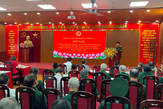 Hội Cựu chiến binh phường Vĩnh Tuy xây dựng tổ chức Hội vững mạnh từ cơ sở