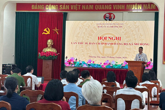 Ban chấp hành Đảng bộ xã Thường Tín thông qua nhiều nội dung quan trọng