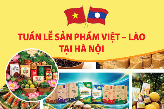 Tuần lễ sản phẩm Việt - Lào tại Hà Nội