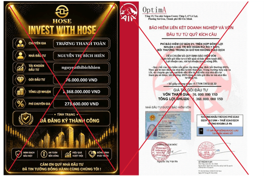 Mạo danh HOSE, dụ dỗ nhà đầu tư chứng khoán