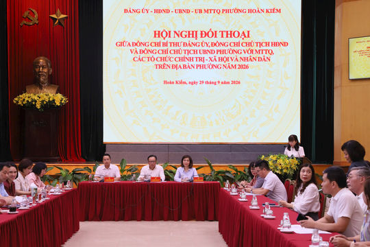 Phường Hoàn Kiếm: Giải quyết kịp thời những kiến nghị của nhân dân