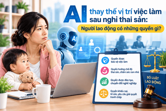 AI thay thế vị trí việc làm sau nghỉ thai sản: Người lao động có những quyền gì?