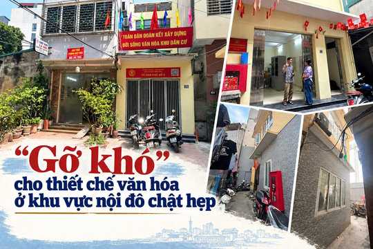 “Gỡ khó” cho thiết chế văn hóa ở khu vực nội đô chật hẹp