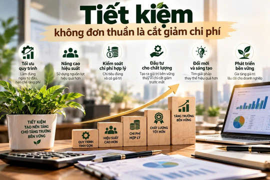Tiết kiệm không đơn thuần là cắt giảm chi phí