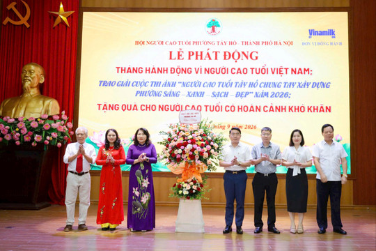 Phường Tây Hồ khai mạc Tháng hành động vì Người cao tuổi Việt Nam năm 2026