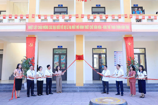 Thường Tín ra mắt mô hình điểm thiết chế Nhà văn hóa - Khu thể thao thôn Văn Trai