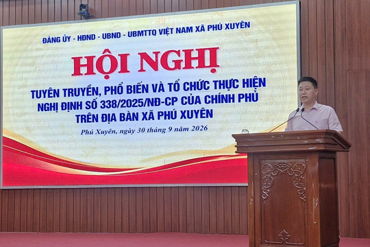 Xã Phú Xuyên: Tuyên truyền, tổ chức thực hiện chính sách hỗ trợ tạo việc làm