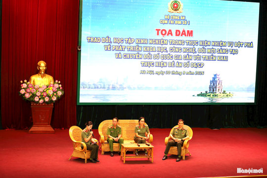 Công an 3 thành phố chia sẻ cách làm chuyển đổi số từ thực tiễn