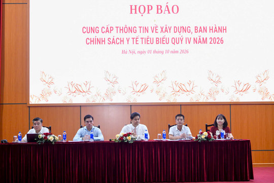 Bộ Y tế thông tin về các chính sách y tế trọng điểm