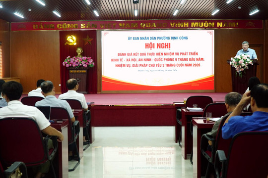 Phường Định Công hoàn thành 11/11 chỉ tiêu sau 9 tháng