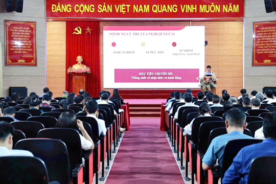 Đảng bộ Xã Đa Phúc nghiên cứu quán triệt nghị quyết 24-NQ/TW của Bộ Chính trị