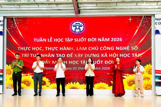 Phường Hoàng Mai làm chủ công nghệ số và AI để học tập suốt đời