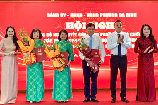 Phường Ba Đình vận hành 5 phòng chuyên môn mới