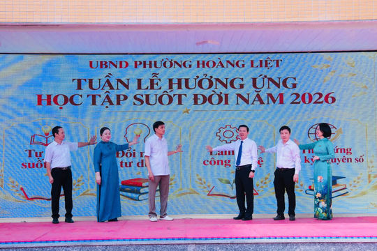 Phường Hoàng Liệt phát động Tuần lễ học tập suốt đời